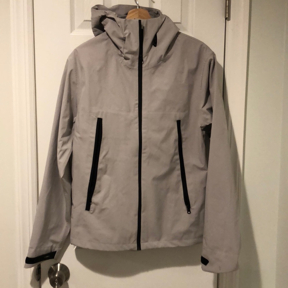 Gray Windbreaker